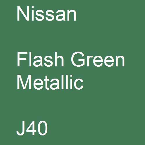 Nissan, Flash Green Metallic, J40.